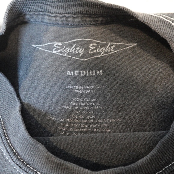 Eighty Eight “Won’t Stop” Skeleton Astronaut Skull Graphic Tee Men’s Medium - Picture 2 of 3